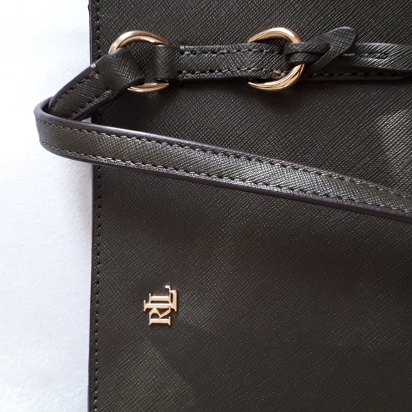 Lauren Ralph Lauren Green Leather Bag - Picture 4 of 8